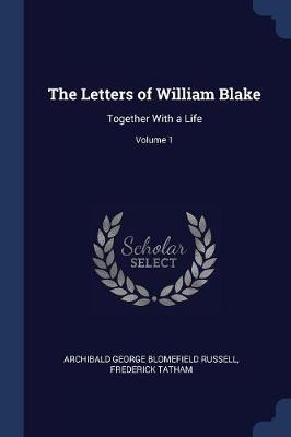 Letters of William Blake book
