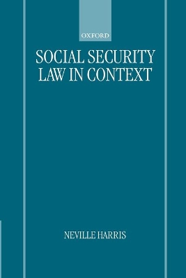 Social Security Law in Context book