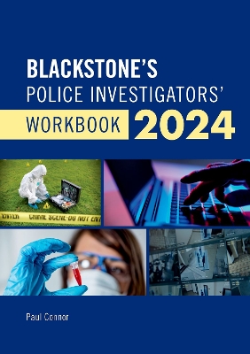 Blackstone's Police Investigators' Workbook 2024 book