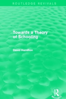 Towards a Theory of Schooling book