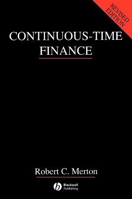 Continuous-Time Finance book