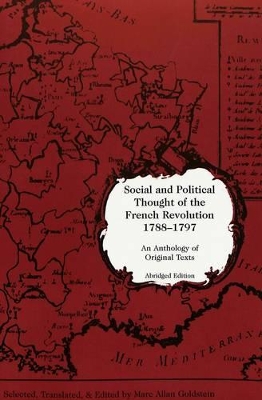 Social and Political Thought of the French Revolution, 1788-1797 book