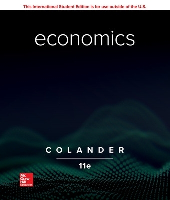 ISE Economics by David Colander