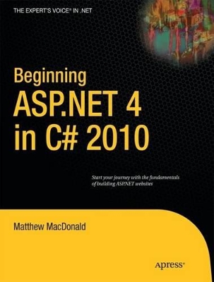 Beginning ASP.NET 4 in C# 2010 book