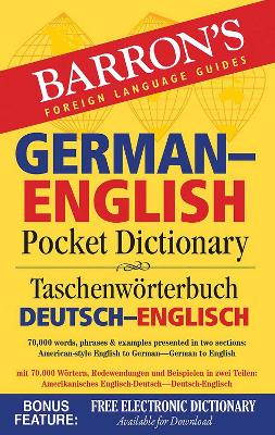 Barron's German-English Pocket Dictionary book