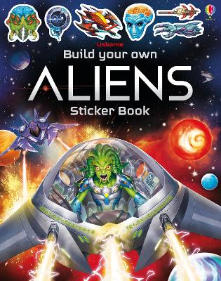 Build Your Own Aliens Sticker Book book