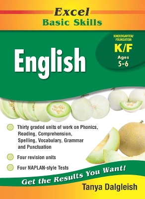 Excel Basic Skills - English Kindergarten/Foundation book