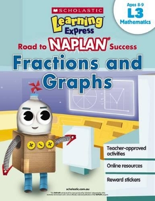 Learning Express NAPLAN: Fractions and Graphs L3 book