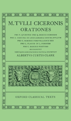 Cicero Orationes. Vol. IV book