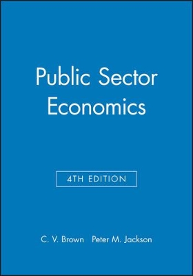 Public Sector Economics book