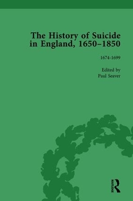 The History of Suicide in England, 1650-1850 by Mark Robson