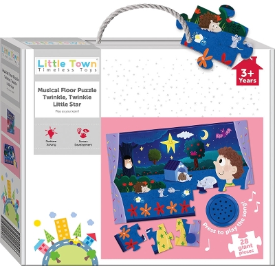 Little Town Musical Floor Puzzle Twinkle Twinkle Little Star by Hinkler Pty Ltd