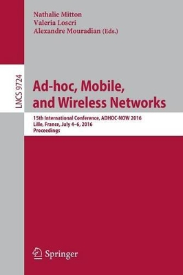 Ad-hoc, Mobile, and Wireless Networks book