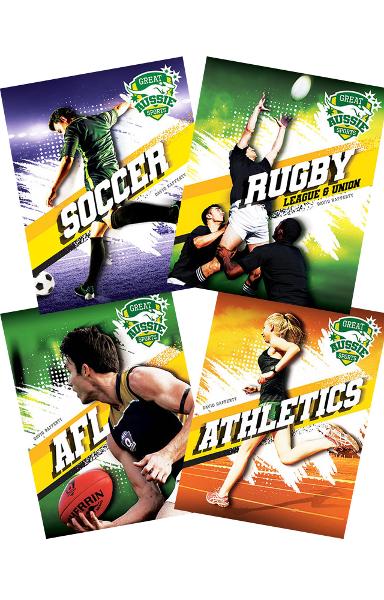 Great Aussie Sports Set of 4 book