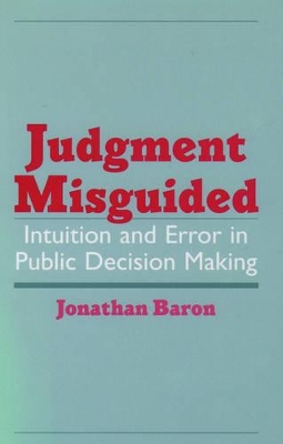 Judgment Misguided book