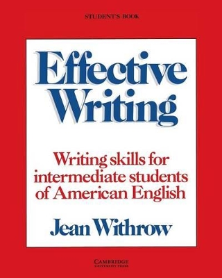 Effective Writing Student's book book