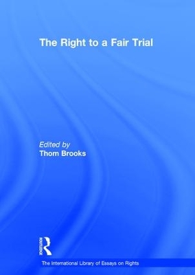 Right to a Fair Trial book