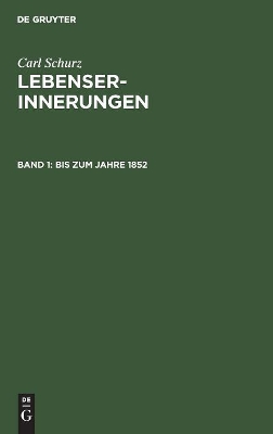 Bis Zum Jahre 1852 book