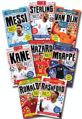 Football Superstars Set of 8 Books book