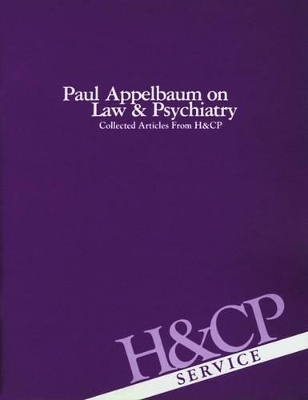 Paul Appelbaum on Law and Psychiatry book