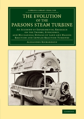 Evolution of the Parsons Steam Turbine book
