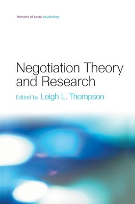 Negotiation Theory and Research book