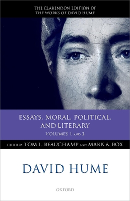 David Hume: Essays, Moral, Political, and Literary: Volumes 1 and 2 book