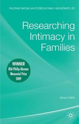 Researching Intimacy in Families book