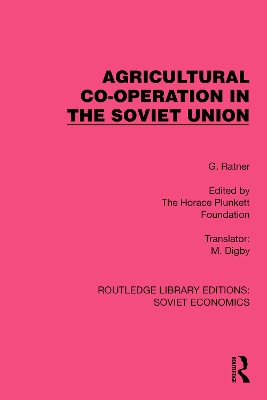Agricultural Co-operation in the Soviet Union book