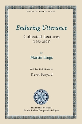 Enduring Utterance book