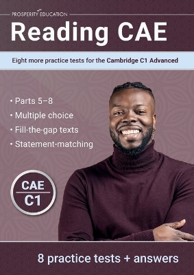 Reading CAE: Eight more practice tests for the Cambridge C1 Advanced book