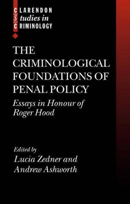 Criminological Foundations of Penal Policy book