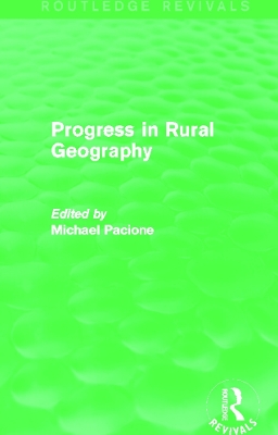 Progress in Rural Geography by Michael Pacione