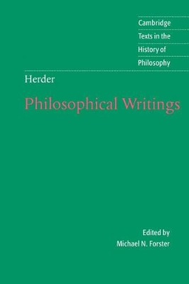 Herder: Philosophical Writings book