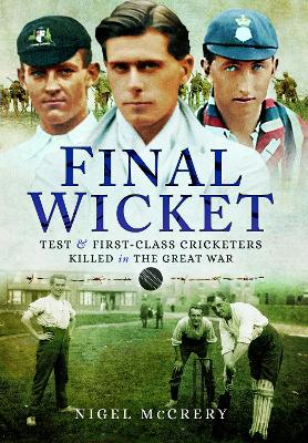 Final Wicket: Test & First-Class Cricketers Killed in the Great War book