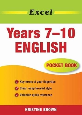 Excel English Pocket Book: Years 7-10 book