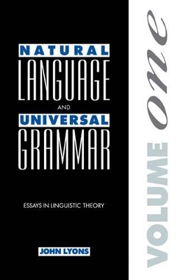 Natural Language and Universal Grammar: Volume 1 book