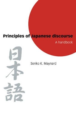 Principles of Japanese Discourse book