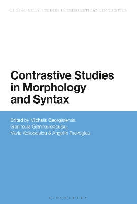 Contrastive Studies in Morphology and Syntax book