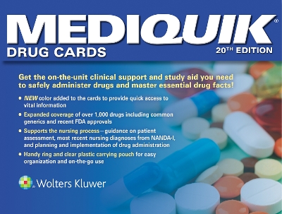 MediQuik Drug Cards book