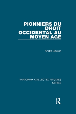 Pionniers du droit occidental au Moyen Age book