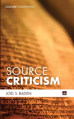 Source Criticism book