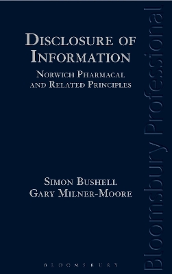 Disclosure of Information: Norwich Pharmacal and Related Principles book