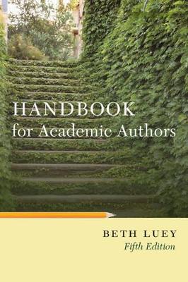 Handbook for Academic Authors book