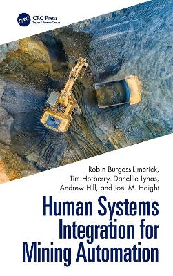 Human Systems Integration for Mining Automation book