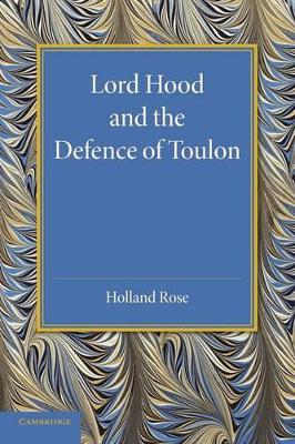 Lord Hood and the Defence of Toulon book