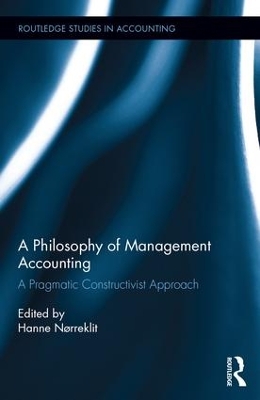 Philosophy of Management Accounting book