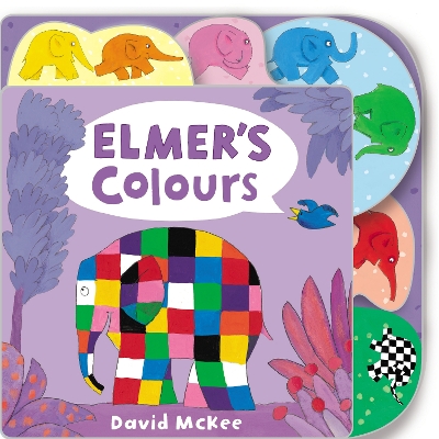 Elmer's Colours: Tabbed Board Book book