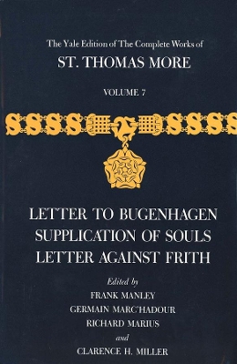 The Yale Edition of the Complete Works of St. Thomas More book