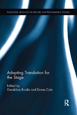 Adapting Translation for the Stage book